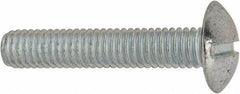 Value Collection - 5/16-18 UNC, 1-3/4" Length Under Head Slotted Drive Machine Screw - Truss Head, Grade J82 Steel, Zinc-Plated Finish, Without Washer - Industrial Tool & Supply