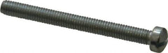 Value Collection - #10-32 UNF, 2" Length Under Head Slotted Drive Machine Screw - Fillister Head, Grade J82 Steel, Zinc-Plated Finish, Without Washer - Industrial Tool & Supply