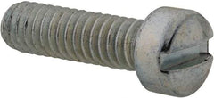 Value Collection - #12-24 UNC, 3/4" Length Under Head Slotted Drive Machine Screw - Fillister Head, Grade 2 Steel, Zinc-Plated Finish, Without Washer - Industrial Tool & Supply