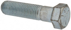 Made in USA - 7/16-20 UNF, 1-3/4" Length Under Head Hex Head Cap Screw - Partially Threaded, Grade 5 Steel, Zinc-Plated Finish, 5/8" Hex - Industrial Tool & Supply
