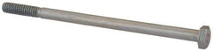 Value Collection - 1/4-20 UNC, 4-1/2" Length Under Head Hex Head Cap Screw - Partially Threaded, Grade 2 Steel, Zinc-Plated Finish, 7/16" Hex - Industrial Tool & Supply