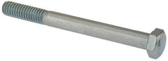 Value Collection - 5/16-18 UNC, 3-1/4" Length Under Head Hex Head Cap Screw - Partially Threaded, Grade 2 Steel, Zinc-Plated Finish, 1/2" Hex - Industrial Tool & Supply