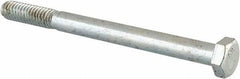 Value Collection - 5/16-18 UNC, 3-3/4" Length Under Head Hex Head Cap Screw - Partially Threaded, Grade 2 Steel, Zinc-Plated Finish, 1/2" Hex - Industrial Tool & Supply