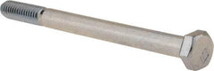 Value Collection - 5/16-18 UNC, 4" Length Under Head Hex Head Cap Screw - Partially Threaded, Grade 2 Steel, Zinc-Plated Finish, 1/2" Hex - Industrial Tool & Supply