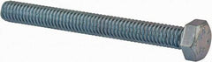 Value Collection - 5/16-18 UNC, 3" Length Under Head Hex Head Cap Screw - Fully Threaded, Grade 2 Steel, Zinc-Plated Finish, 1/2" Hex - Industrial Tool & Supply