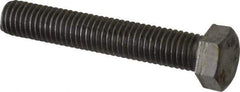 Value Collection - 1/2-13 UNC, 3" Length Under Head Hex Head Cap Screw - Fully Threaded, Grade 2 Steel, Zinc-Plated Finish, 3/4" Hex - Industrial Tool & Supply