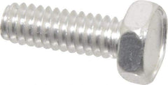 Value Collection - 1/4-20 UNC, 3/4" Length Under Head Hex Head Cap Screw - Grade 2024T4 Aluminum, 7/16" Hex - Industrial Tool & Supply
