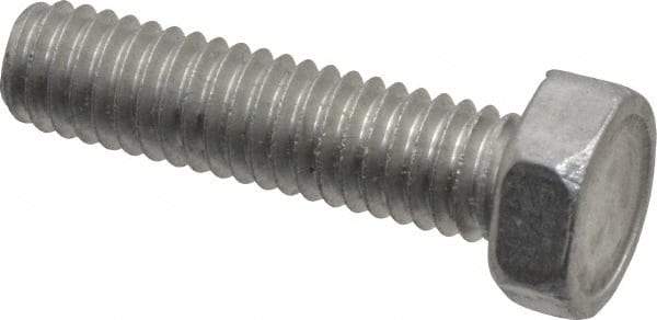 Value Collection - 5/16-18 UNC, 1-1/4" Length Under Head Hex Head Cap Screw - Grade 2024T4 Aluminum, 1/2" Hex - Industrial Tool & Supply