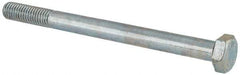Value Collection - M8x1.25mm Metric Coarse, 100mm Length Under Head Hex Head Cap Screw - Partially Threaded, Grade 8.8 Steel, Zinc-Plated Finish, 13mm Hex - Industrial Tool & Supply