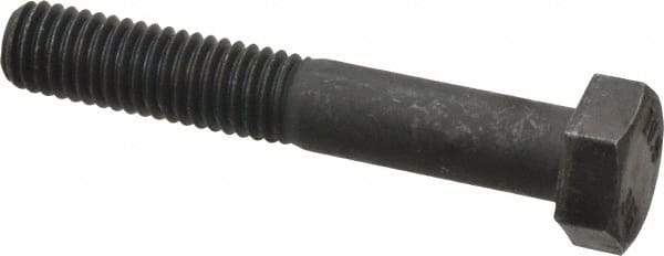 Value Collection - M8x1.25mm Metric Coarse, 50mm Length Under Head Hex Head Cap Screw - Partially Threaded, Grade 10.9 Steel, Black Oxide Finish, 13mm Hex - Industrial Tool & Supply