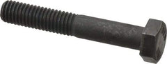 Value Collection - M8x1.25mm Metric Coarse, 50mm Length Under Head Hex Head Cap Screw - Partially Threaded, Grade 10.9 Steel, Black Oxide Finish, 13mm Hex - Industrial Tool & Supply