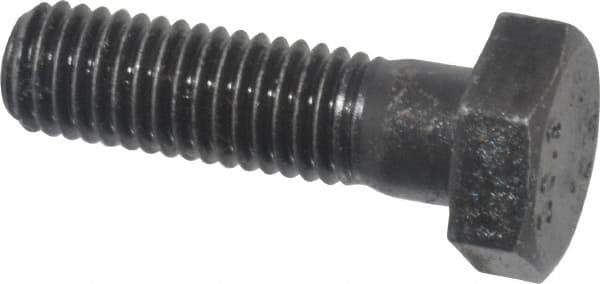 Value Collection - M10x1.50mm Metric Coarse, 35mm Length Under Head Hex Head Cap Screw - Partially Threaded, Grade 10.9 Steel, Black Oxide Finish, 17mm Hex - Industrial Tool & Supply