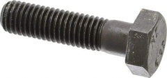 Value Collection - M10x1.50mm Metric Coarse, 40mm Length Under Head Hex Head Cap Screw - Partially Threaded, Grade 10.9 Steel, Black Oxide Finish, 17mm Hex - Industrial Tool & Supply