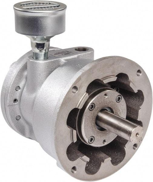 Gast - 5-1/4 hp Reversible Flange Air Actuated Motor - 0:00 Gear Ratio, 2,500 Max RPM, 2.13" Shaft Length, 7/8" Shaft Diam - Industrial Tool & Supply
