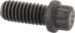 Value Collection - 5/16-18 UNC, 3/4" Length Under Head, 12 Point Drive Flange Bolt - 3/4" Thread Length, 170M PSI Alloy Steel, Smooth Flange, Uncoated - Industrial Tool & Supply
