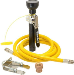 Bradley - Plumbed Drench Hoses Mount: Wall Style: Single Spray Head - Industrial Tool & Supply