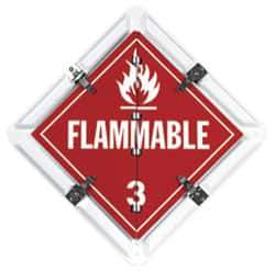 NMC - DOT Flip Placards Type: Standard Number of Legends: 8 - Industrial Tool & Supply