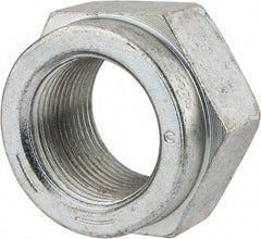 Value Collection - 1-3/8 - 12 UNF Grade C Hex Lock Nut with Distorted Thread - 2-1/16" Width Across Flats, 1-13/64" High, Cadmium Clear-Plated Finish - Industrial Tool & Supply