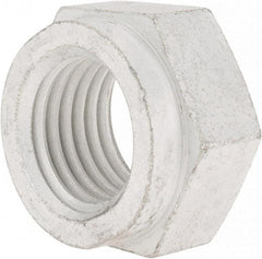 Value Collection - 1-1/2 - 6 UNC Grade C Hex Lock Nut with Distorted Thread - 2-1/4" Width Across Flats, 1-5/16" High, Cadmium Clear-Plated Finish - Industrial Tool & Supply