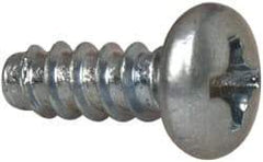 Value Collection - #6 Pan Head Phillips Sheet Metal Screw - Steel, 3/8" Length Under Head, Grade 2 - Industrial Tool & Supply