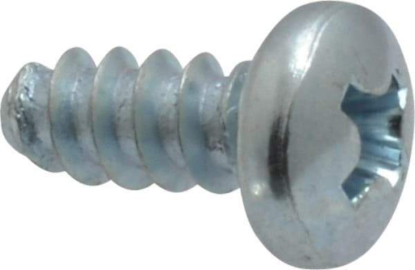 Value Collection - #8 Pan Head Phillips Sheet Metal Screw - Steel, 3/8" Length Under Head, Grade 2 - Industrial Tool & Supply