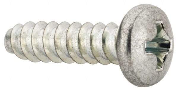 Value Collection - #8 Pan Head Phillips Sheet Metal Screw - Steel, 5/8" Length Under Head, Grade 2 - Industrial Tool & Supply
