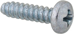 Value Collection - #10 Pan Head Phillips Sheet Metal Screw - Steel, 3/4" Length Under Head, Grade 2 - Industrial Tool & Supply