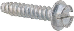 Value Collection - #8 Hex Washer Head Slotted Sheet Metal Screw - Steel, 3/4" Length Under Head, Grade 2 - Industrial Tool & Supply