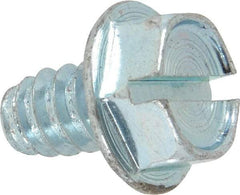 Value Collection - 5/16" Hex Washer Head Slotted Sheet Metal Screw - Steel, 1/2" Length Under Head, Grade 2 - Industrial Tool & Supply