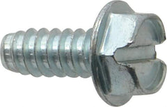 Value Collection - 5/16" Hex Washer Head Slotted Sheet Metal Screw - Steel, 3/4" Length Under Head, Grade 2 - Industrial Tool & Supply