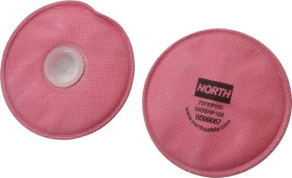 North - Magenta P100 Filter - Protects Against Particulates, Series 75FF - Industrial Tool & Supply