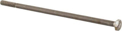 Value Collection - 1/4-20 Thread, 6" Length Under Head, Steel Hex Head Bolt - Uncoated, UNC Thread, ASTM A307, Grade 2 - Industrial Tool & Supply