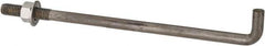Value Collection - 1/2-13, 10" OAL Bent Anchor Bolt - Grade 2 Steel - Industrial Tool & Supply