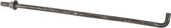 Value Collection - 1/2-13, 18" OAL Bent Anchor Bolt - Grade 2 Steel - Industrial Tool & Supply