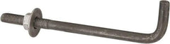 Value Collection - 5/8-11, 10" OAL Bent Anchor Bolt - Grade 2 Steel - Industrial Tool & Supply