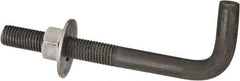 Value Collection - 3/4-10, 8" OAL Bent Anchor Bolt - Grade 2 Steel - Industrial Tool & Supply