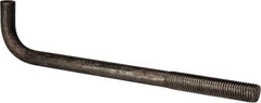 Value Collection - 3/4-10, 12" OAL Bent Anchor Bolt - Grade 2 Steel - Industrial Tool & Supply