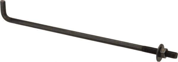 Value Collection - 3/4-10, 24" OAL Bent Anchor Bolt - Grade 2 Steel - Industrial Tool & Supply