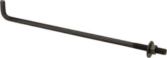 Value Collection - 3/4-10, 24" OAL Bent Anchor Bolt - Grade 2 Steel - Industrial Tool & Supply