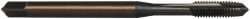 OSG - #10-32 UNF, 3 Flute, Oxide Finish, Vanadium High Speed Steel Spiral Point Tap - Plug Chamfer, Right Hand Thread, 70mm OAL, 7/8" Thread Length, 0.194" Shank Diam, 2B Class of Fit, Series 251 - Exact Industrial Supply