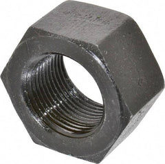 Value Collection - 1-1/4 - 12 UNF Steel Right Hand Hex Nut - 1-7/8" Across Flats, 1-1/16" High, Uncoated - Industrial Tool & Supply