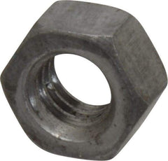 Value Collection - 5/16-18 UNC Steel Right Hand Hex Nut - 1/2" Across Flats, 0.2656" High, Uncoated - Industrial Tool & Supply