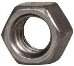 Value Collection - 3/8-16 UNC Steel Right Hand Hex Nut - 9/16" Across Flats, 0.3281" High, Uncoated - Industrial Tool & Supply