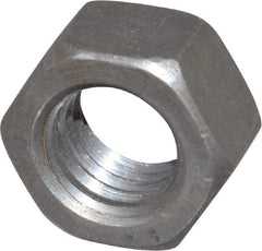 Value Collection - 1/2-13 UNC Steel Right Hand Hex Nut - 3/4" Across Flats, 7/16" High, Uncoated - Industrial Tool & Supply