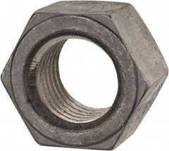 Value Collection - 1-1/4 - 7 UN Steel Right Hand Hex Nut - 1-7/8" Across Flats, 1-1/16" High, Uncoated - Industrial Tool & Supply