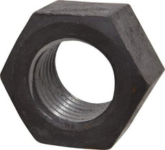 Value Collection - 1-1/2 - 6 UN Steel Right Hand Hex Nut - 2-1/4" Across Flats, 1-9/32" High, Uncoated - Industrial Tool & Supply