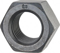 Value Collection - 1-5/8 - 5-1/2 UNC Steel Right Hand Hex Nut - 2-7/16" Across Flats, 1-25/64" High, Uncoated - Industrial Tool & Supply