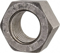 Value Collection - 2-1/2 - 4 UNC Steel Right Hand Hex Nut - 3-3/4" Across Flats, 2-9/64" High, Uncoated - Industrial Tool & Supply
