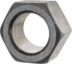 Value Collection - 1-3/4 - 12 UN Steel Right Hand Hex Nut - 2-5/8" Across Flats, 1-1/2" High, Uncoated - Industrial Tool & Supply