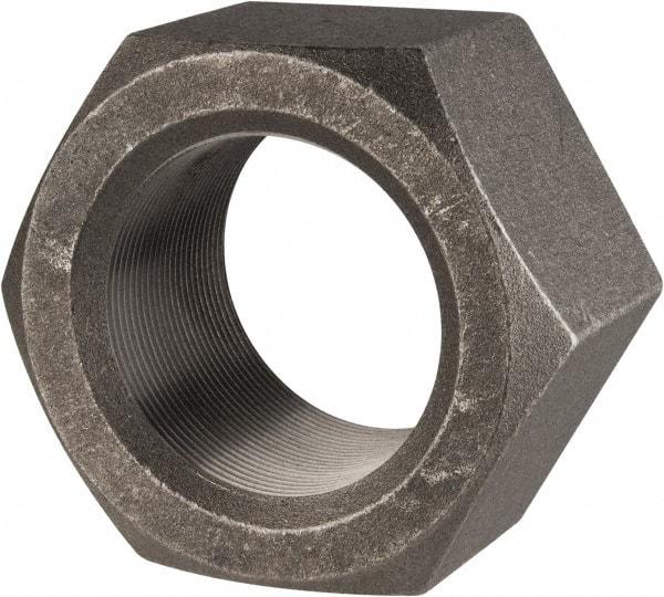 Value Collection - 2-1/2 - 12 UN Steel Right Hand Hex Nut - 3-3/4" Across Flats, 2-9/64" High, Uncoated - Industrial Tool & Supply